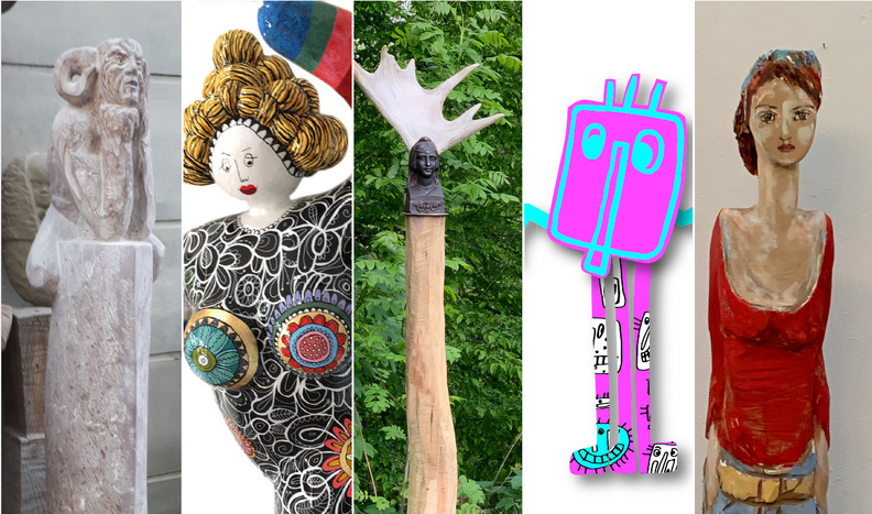 Skulpturen-Ausstellung im Park